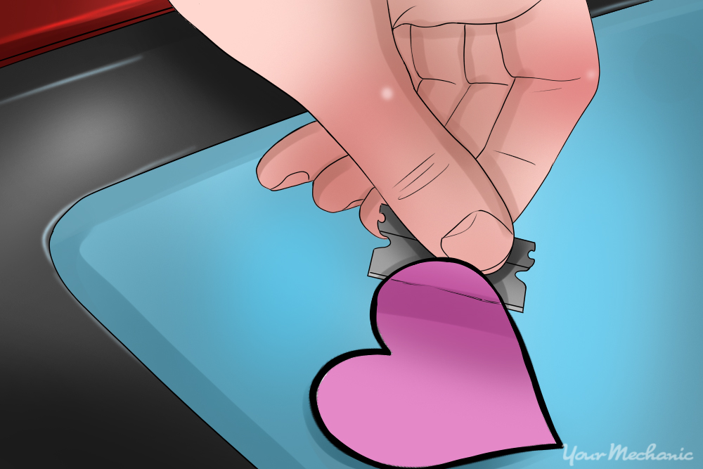 How to Take Off Vinyl Decals YourMechanic Advice